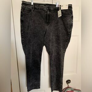 ANA NWT Black Washed Jeggings